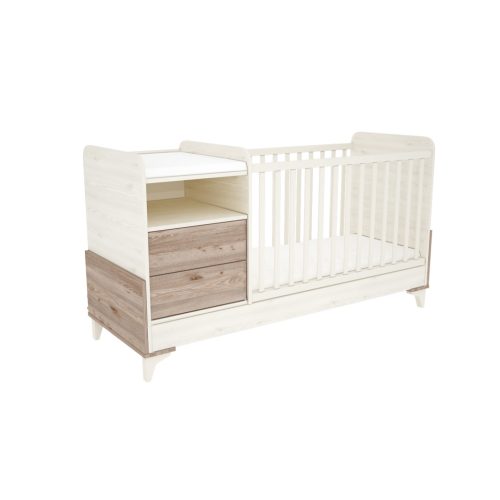 timba-krem-fuz-pelenkazos-kisagy.jpg – Timba krém-fűz kombi kiságy pelenkázóval