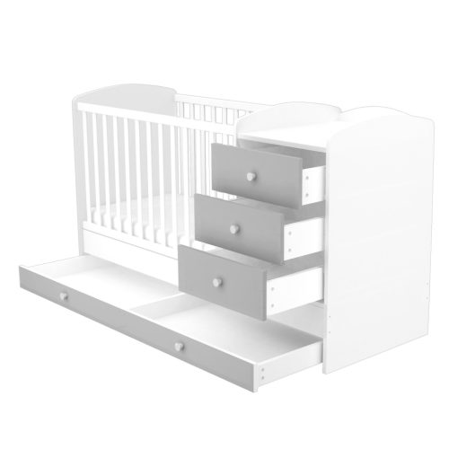 timba-erik-kombi-kisagy-feher-ezust.jpg – Timba Erik kombi kiságy fehér-ezüst színben