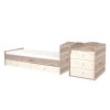 Timba 70x120 5 fiókos kombinált kiságy krém-fűz