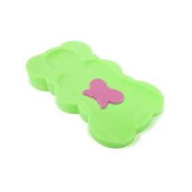 Ergonomikus zöld szivacs fürdőkádba babáknak