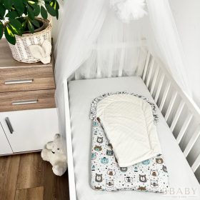  MaciPofik – Cipzáros babatakaró 70×40 cm | Pamutvászon, wellsoft, antiallergén vatelin töltettel