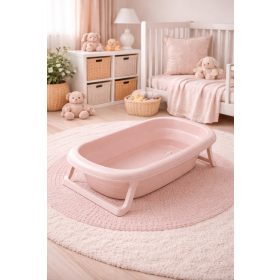 púder rózsaszín összecsukható baba fürdetőkád