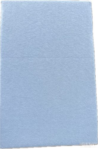 Óceánkék gumis pamut baba lepedő 60x120 és 70x140 cm kiságyba – univerzális, 100% pamut