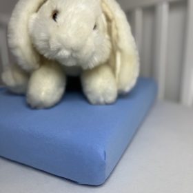 Fehér gumis pamut lepedő 80x160 cm gyerekmatracra – OEKO-TEX, puha pamut