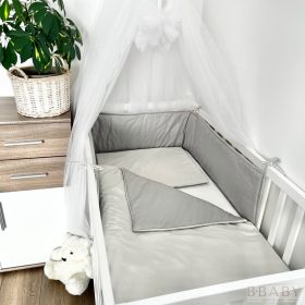   Hope szürke – 3 részes babaágynemű szett világos és sötétszürke árnyalatban, 100% pamut