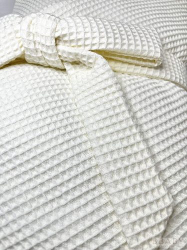 kókuszpólya vanília waffle pamut – uniszex, kókuszbetéttel, biztonsági csattal