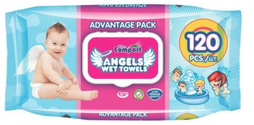 Lizi Ultra Compact Angels nedves baba törlőkendő 120