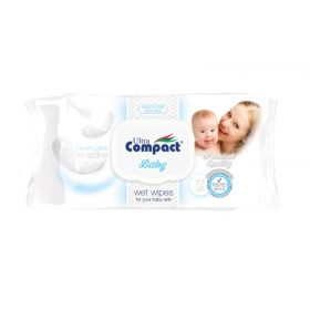 Bőrbarát törlőkendő babáknak pelenkázáshoz – Ultra Compact Sensitive