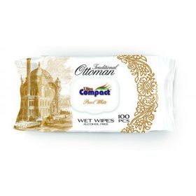 Alkoholmentes babatörlő pelenkacseréhez – Ottoman White változat