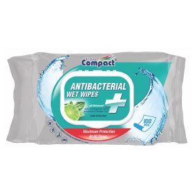 Ultra Compact antibakteriális törlőkendő 100 db – lime illatú csomagolás
