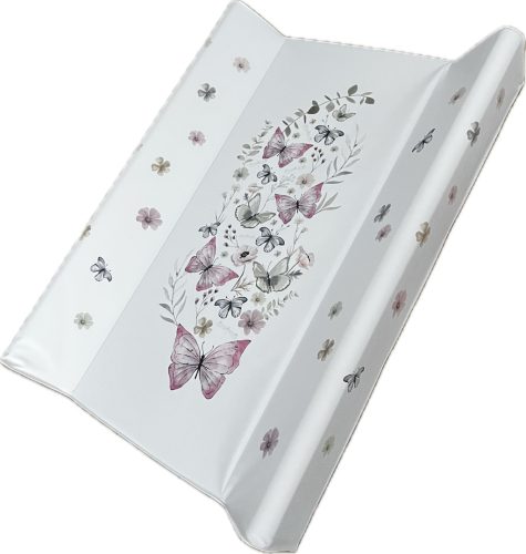 Butterfly merev peremes pelenkázólap 70×50 cm pillangókkal és virágmintával