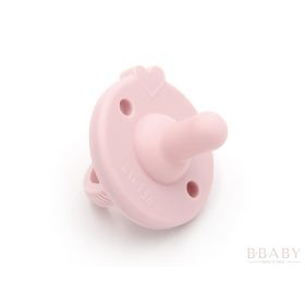 Mimijo szilikon játszócumi halvány rózsaszínben – egy darabból készült, BPA-mentes babacumi újszülötteknek