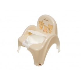 Bézs Tega Baby trónbili maci mintával – ergonomikus, háttámlás kialakítás, kivehető betéttel