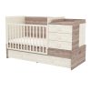 Timba 70x120 multikombi kiságy krém-fűz