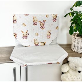   Sweet Bunny óvodai derékalj – Vintage nyuszik ölelésében 130 x 56