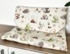 Dínó barátok ovis derékalj – 135x56 cm-es kétoldalas pamut fekvőbetét dinómintával
