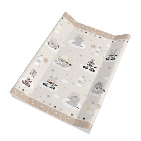 Afrikai Álom pelenkázólap – bézs alapon afrikai állatfigurákkal, puha peremes, 70×50 cm