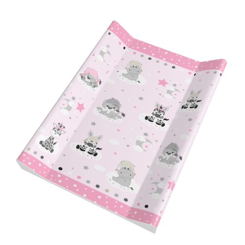 Pelenkázólap puha peremes afrikai álom pink 70x50