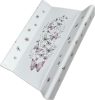 Butterfly puha peremes pelenkázólap 70×50 cm pillangókkal és virágmintával