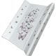 Butterfly puha peremes pelenkázólap 70×50 cm pillangókkal és virágmintával