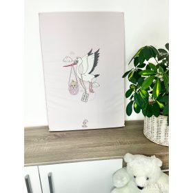 sík pelenkázólap rózsaszín gólya mintával