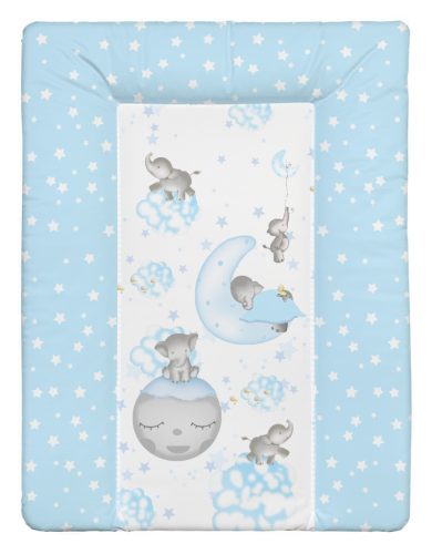 BBABY PELENKÁZÓLAP PUHA PUFI BÉBI ELEFÁNT KÉK 70x50