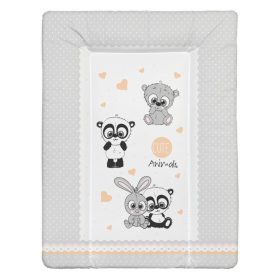 Puha Softy pelenkázólap Cuki Állatok Szürke mintával – 70x50 cm