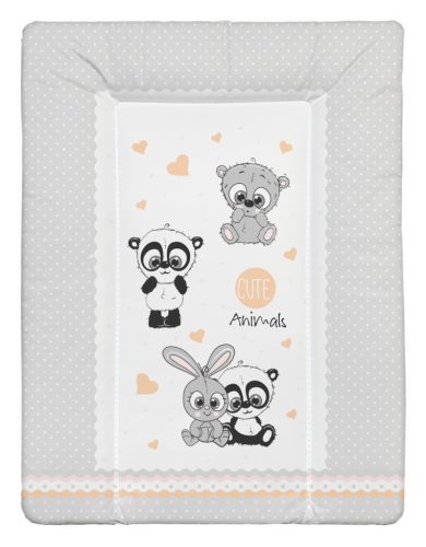 BBABY PELENKÁZÓLAP PUHA PUFI CUKI ÁLLATOK SZÜRKE 70x50