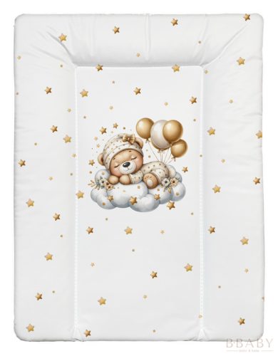 BBABY PELENKÁZÓLAP PUHA PUFI FELHŐS MACI 70x50 ARANY