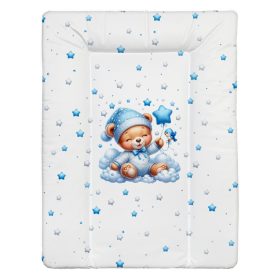 Puha Softy pelenkázólap Felhős Maci Kék mintával – 70x50 cm