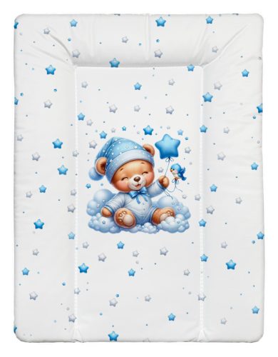 BBABY PELENKÁZÓLAP PUHA PUFI FELHŐS MACI 70x50 KÉK