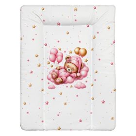 Puha Softy pelenkázólap Felhős Maci Rózsaszín mintával – 70x50 cm