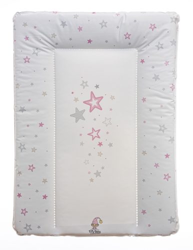 BBABY PELENKÁZÓLAP PUHA PUFI CSILLAG PINK 70x50