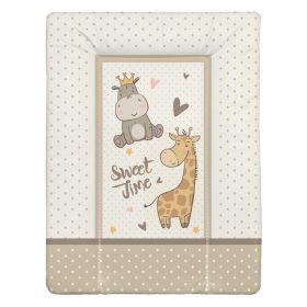 Puha Softy pelenkázólap Sweet Time Bézs mintával – 70x50 cm