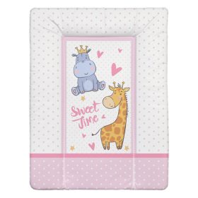 Puha Softy pelenkázólap Sweet Time Rózsaszín mintával – 70x50 cm