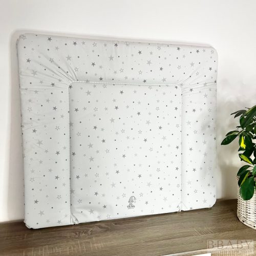 Pelenkázólap puha – Óriás csillagos minta, 75×85 cm | PVC borítás, párnázott kialakítás