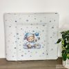 Pelenkázólap puha pufi óriás felhős maci kék 75X85