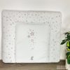 Pelenkázólap puha – Rózsaszín csillagos minta, 75×85 cm | Bőrbarát, párnázott kivitel