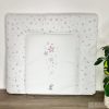 Pelenkázólap puha – Rózsaszín csillagos minta, 75×85 cm | Bőrbarát, párnázott kivitel