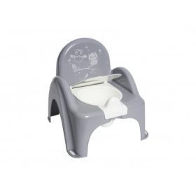 Szürke Tega Baby trónbili bagoly mintával – ergonomikus, háttámlás, kivehető betétes kialakítás kisgyermekeknek