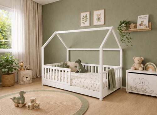 Timba házikó ágyikó fehér