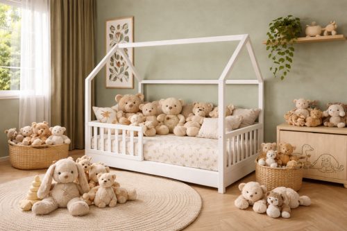 Timba házikó ágyikó fehér