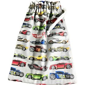 Super Cars tornazsák – sportautós mintás vászon tornazsák fiúknak 28x38 cm