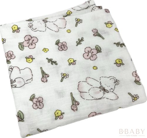 Masnis macis muszlin pelenka – 65×65 cm, 100% pamut duplagéz babatextil