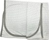 Szürke csillagos pamut babatakaró – 70×90 cm, melírszürke szegéllyel