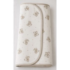 Vidám zsiráfos pamut takaró – trópusi mintával, 70×90 cm, 100% pamut