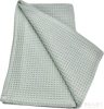 Menta waffle babatakaró 70x90 cm – természetes pamut takaró babáknak