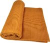 Terra waffle babatakaró 70x90 cm – légáteresztő pamut takaró babáknak