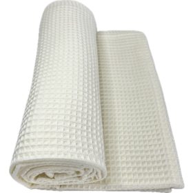 Vanília waffle babatakaró 70x90 cm – légáteresztő pamut takaró babáknak