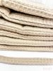 Mogyoró waffle pamut kiságy rácsvédő 200x30 cm – bbaby